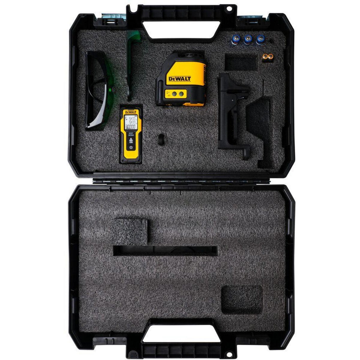 DeWalt DW0887100-1 Επαγγελματικό Αλφάδι Laser Πράσινης Δέσμης Με ΔΩΡΟ Μετρητή Απόστασης DW088CG 30mtr