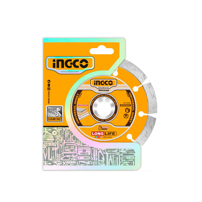 INGCO DMD011252 Διαμαντόδισκος Δομικών Γενικής Χρήσης 125mm | Dagiopoulos.gr
