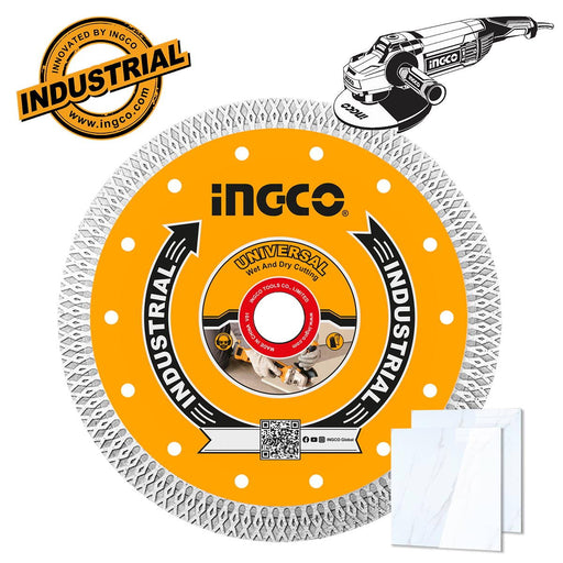 Ingco DMD082301HT Επαγγελματικός Λεπτός Διαμαντόδισκος 230mm x 1.4mm | dagiopoulos.gr