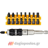 DeWalt DT70578T-QZ Συλλογή Μύτες FlexTorQ Με Προέκταση Μαγνητική Σπαστή Σετ 10 Τεμ