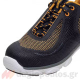 DeWalt DWF50099-130 Krypton Black Mesh S1P Παπούτσια Ασφαλείας Εργαζομένων Χαμηλά Με Προστασία