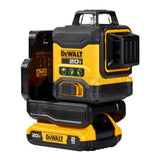DeWalt DCE089D1G18-GB Αλφάδι Λέιζερ 3 x 360° 12V / 18V XR® Li-Ion Πολλαπλών Γραμμών Πράσινο Με Μπαταρία 2.0Ah - Βαλίτσα T-Stak