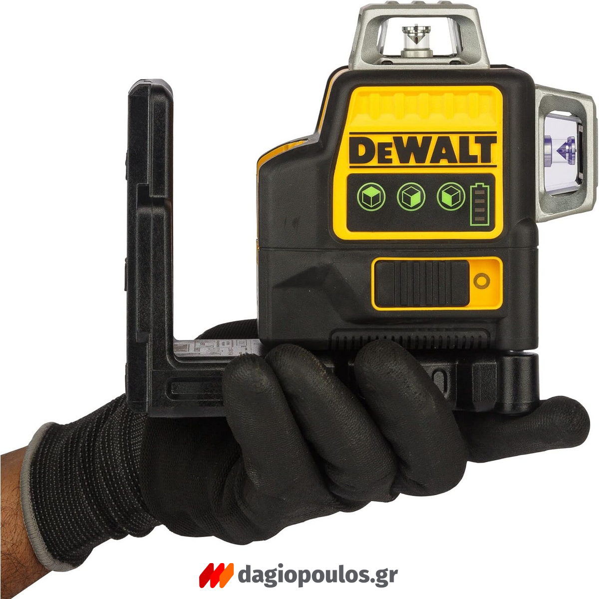 DeWalt DCE089D1G Αλφάδι Laser 12V Πολλαπλών Γραμμών Πράσινο 3x360° Με Μπατ.2.0Ah - Φορτιστή - Βαλίτσα