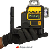 DeWalt DCE089D1G Αλφάδι Laser 12V Πολλαπλών Γραμμών Πράσινο 3x360° Με Μπατ.2.0Ah - Φορτιστή - Βαλίτσα