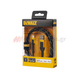 DeWalt 131 1325DWG Ενισχυμένο Καλώδιο USB-A σε Lightning 1.8mtr