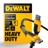 DeWalt 1310006DWG Ενισχυμένο Καλώδιο Type-C σε Type-C 1.2m