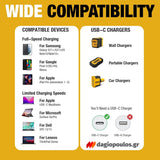 DeWalt 1311357DWG Ενισχυμένο Καλώδιο USB-C σε Lightning 1.2mtr