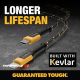 DeWalt 1311357DWG Ενισχυμένο Καλώδιο USB-C σε Lightning 1.2mtr