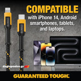 DeWalt 1311357DWG Ενισχυμένο Καλώδιο USB-C σε Lightning 1.2mtr