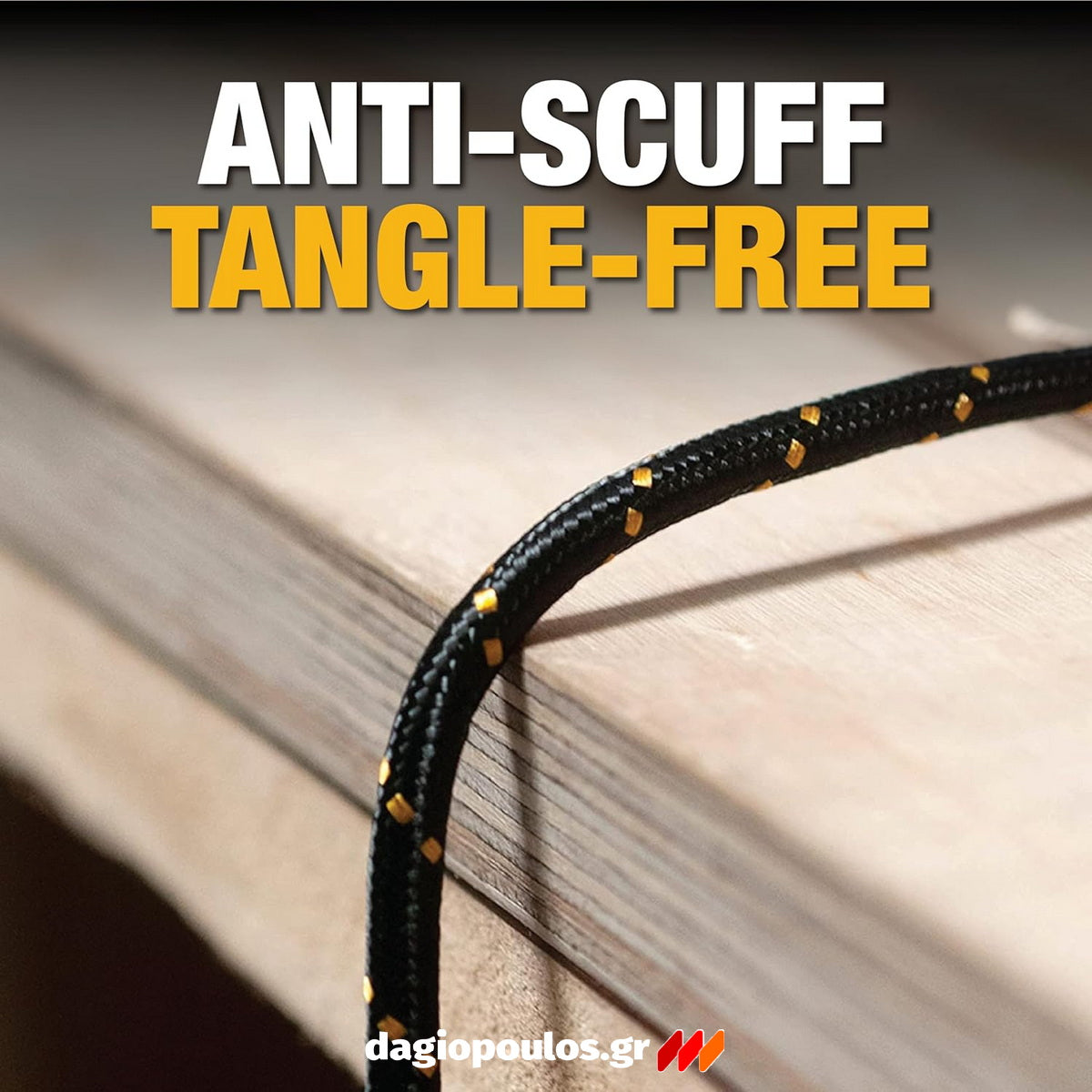 DeWalt 1311359DWG Ενισχυμένο Καλώδιο USB-A σε Lightning 1.2mtr