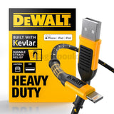 DeWalt 1311359DWG Ενισχυμένο Καλώδιο USB-A σε Lightning 1.2mtr