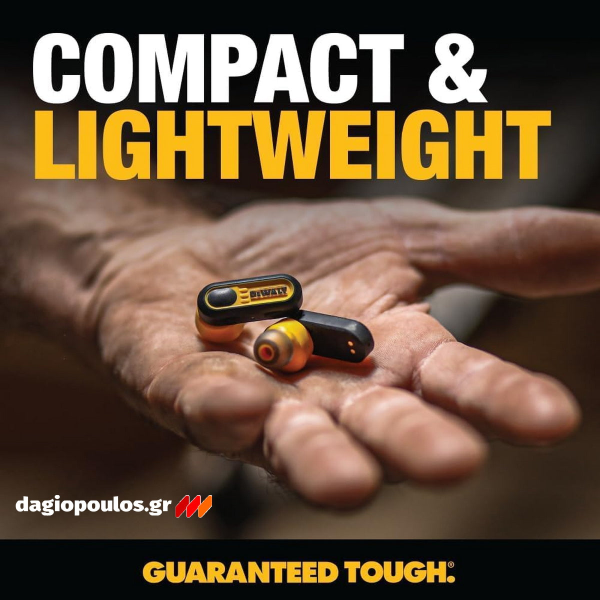 DeWalt 1902092DWG Ασύρματα Ακουστικά PRO-X1 Bluetooth με Θήκη Φόρτισης