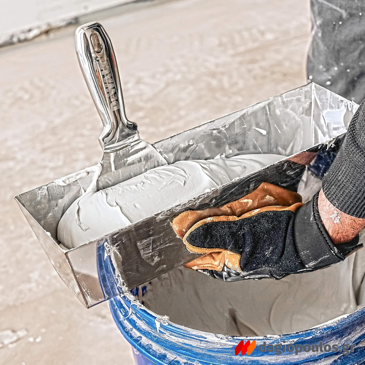 DeWalt DXTT-2-406 Stainless Steel Στοκαδόρος Με Ηλεκτροσυγκολλημένη Λαβή 6″ 152mm ΑΝΟΞΕΙΔΩΤΟΣ