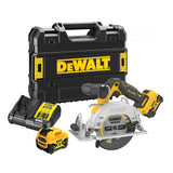 DeWalt DCS512P2-QW Brushless Δισκοπρίονο Χειρός Μπαταρίας 12V 140mm Με 2 Μπατ.5.0Ah - Βαλίτσα T-Stak