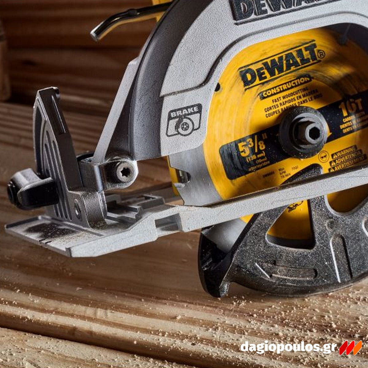 DeWalt DCS512P2-QW Brushless Δισκοπρίονο Χειρός Μπαταρίας 12V 140mm Με 2 Μπατ.5.0Ah - Βαλίτσα T-Stak