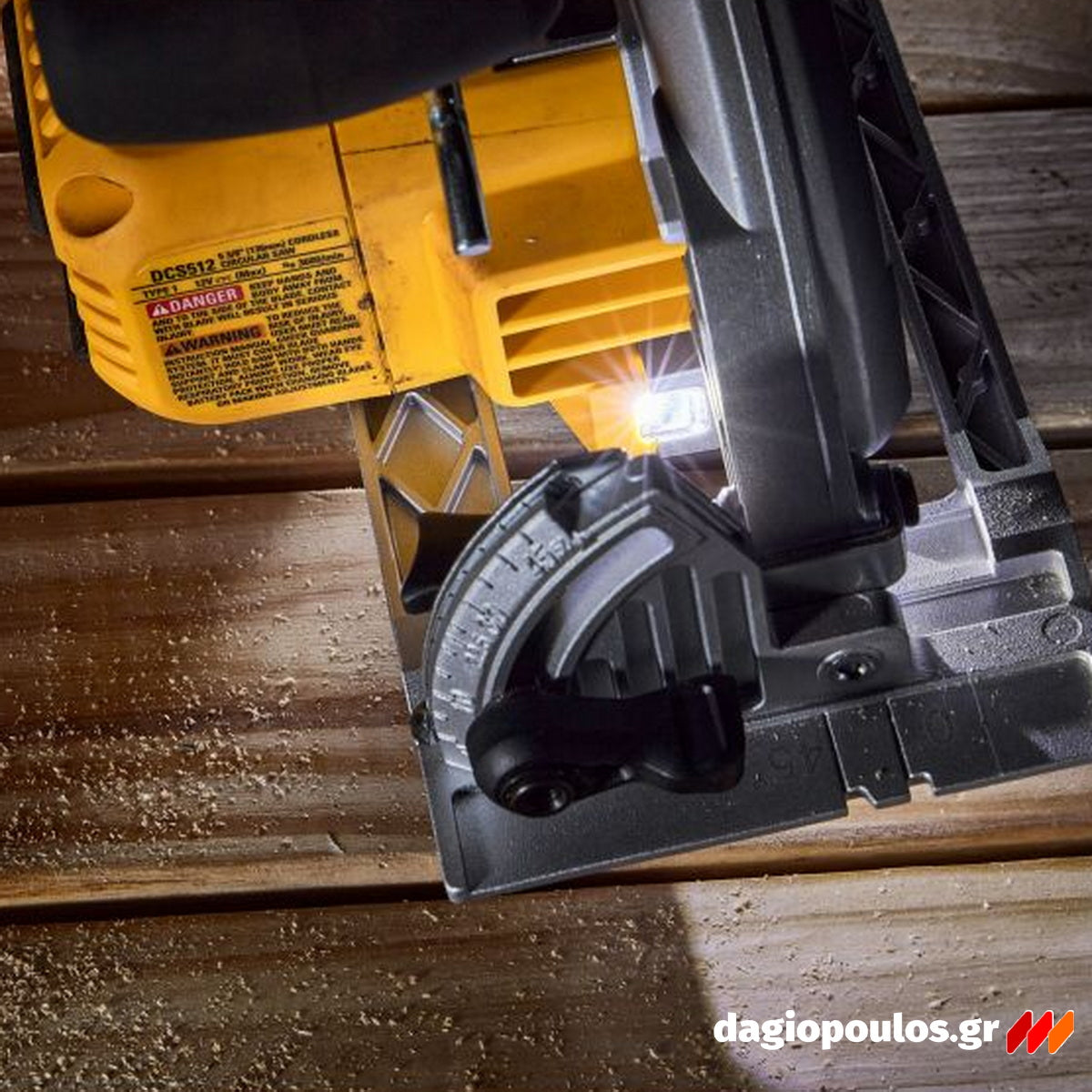 DeWalt DCS512P2-QW Brushless Δισκοπρίονο Χειρός Μπαταρίας 12V 140mm Με 2 Μπατ.5.0Ah - Βαλίτσα T-Stak