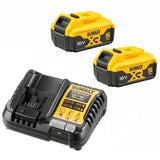 DeWalt DCB1104P2-QW Συλλογή Φορτιστής DCB1104 12-18V Με 2 Μπαταρίες DCB184 18V Li-Ion 5.0Ah