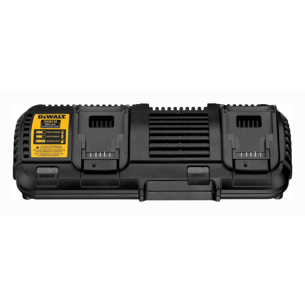 Dewalt DCB132-QW Ταχυφορτιστής Δύο Θέσεων Μπαταριών XR Flexvolt Powerstack 4Α 10.8-12-14.4-18V Li-Ion