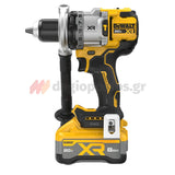 DeWalt DCD1007WW1T-QW Brushless Δραπανοκατσάβιδο Κρουστικό Μπαταρίας 18V Li-Ion Με Μπαταρία 8.0Ah - Φορτιστή - Βαλίτσα T-Stak