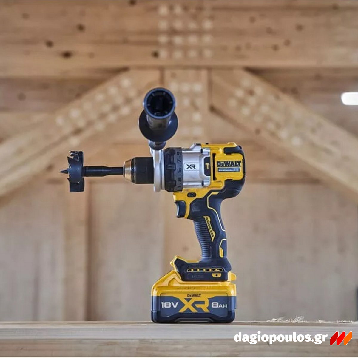 DeWalt DCD1007WW1T-QW Brushless Δραπανοκατσάβιδο Κρουστικό Μπαταρίας 18V Li-Ion Με Μπαταρία 8.0Ah - Φορτιστή - Βαλίτσα T-Stak