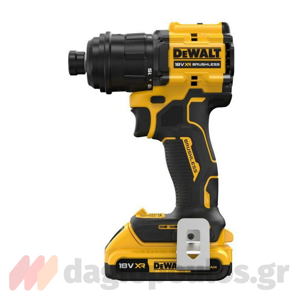 DeWalt DCD803D2T-QW Brushless Δραπανοκατσάβιδο Μπαταρίας Πολλαπλών Κεφαλών 18V Li-Ion Με 2 Μπατ.2.0Ah - Βαλίτσα T-STAK