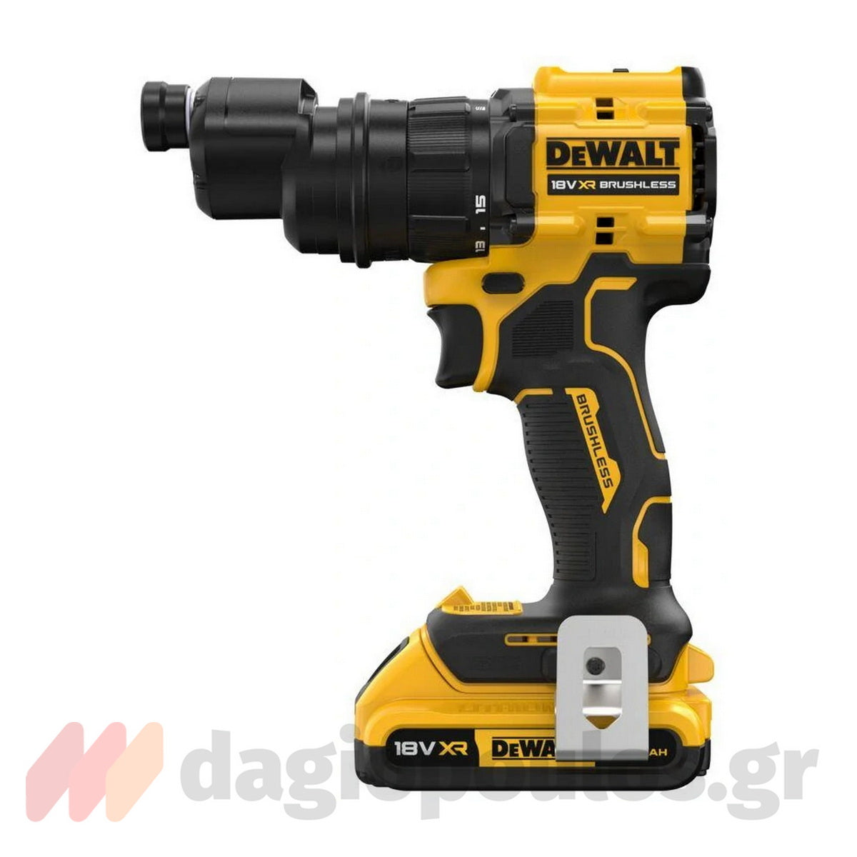 DeWalt DCD803D2T-QW Brushless Δραπανοκατσάβιδο Μπαταρίας Πολλαπλών Κεφαλών 18V Li-Ion Με 2 Μπατ.2.0Ah - Βαλίτσα T-STAK