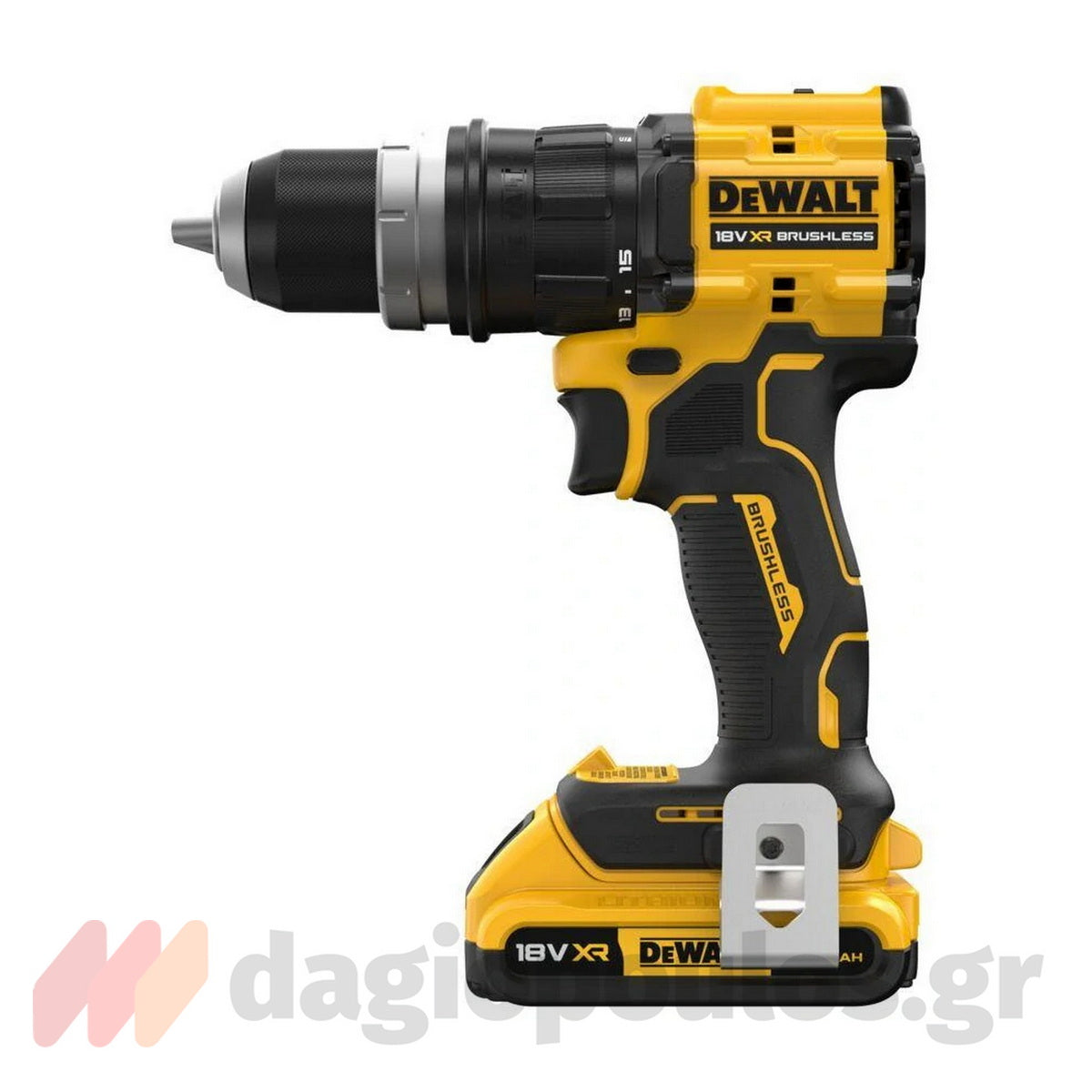 DeWalt DCD803D2T-QW Brushless Δραπανοκατσάβιδο Μπαταρίας Πολλαπλών Κεφαλών 18V Li-Ion Με 2 Μπατ.2.0Ah - Βαλίτσα T-STAK