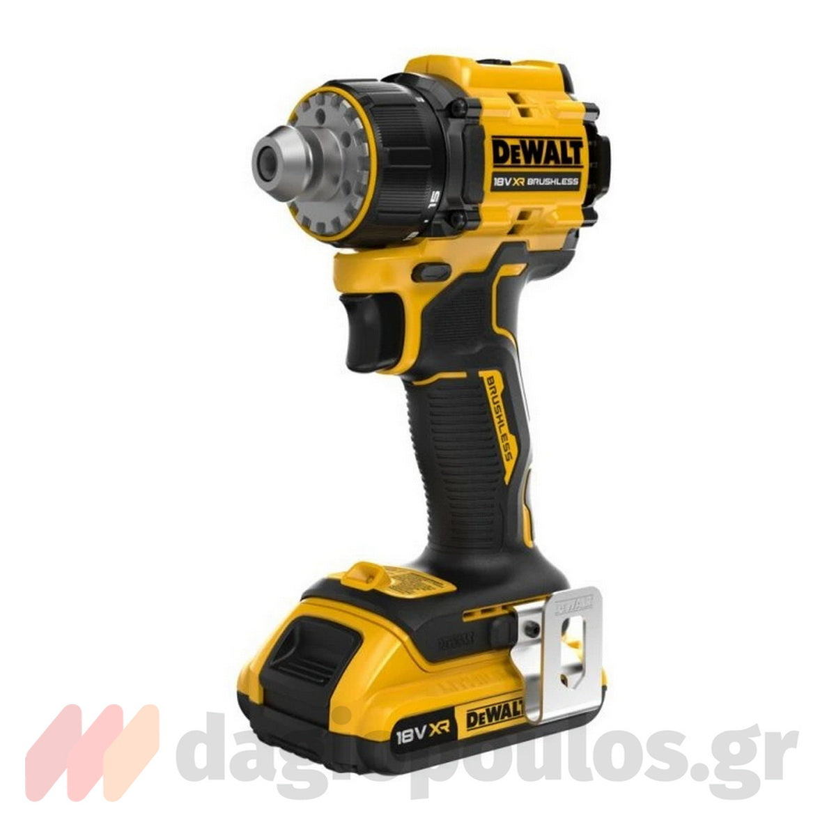 DeWalt DCD803D2T-QW Brushless Δραπανοκατσάβιδο Μπαταρίας Πολλαπλών Κεφαλών 18V Li-Ion Με 2 Μπατ.2.0Ah - Βαλίτσα T-STAK