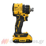 DeWalt DCD803D2T-QW Brushless Δραπανοκατσάβιδο Μπαταρίας Πολλαπλών Κεφαλών 18V Li-Ion Με 2 Μπατ.2.0Ah - Βαλίτσα T-STAK