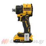 DeWalt DCD803D2T-QW Brushless Δραπανοκατσάβιδο Μπαταρίας Πολλαπλών Κεφαλών 18V Li-Ion Με 2 Μπατ.2.0Ah - Βαλίτσα T-STAK