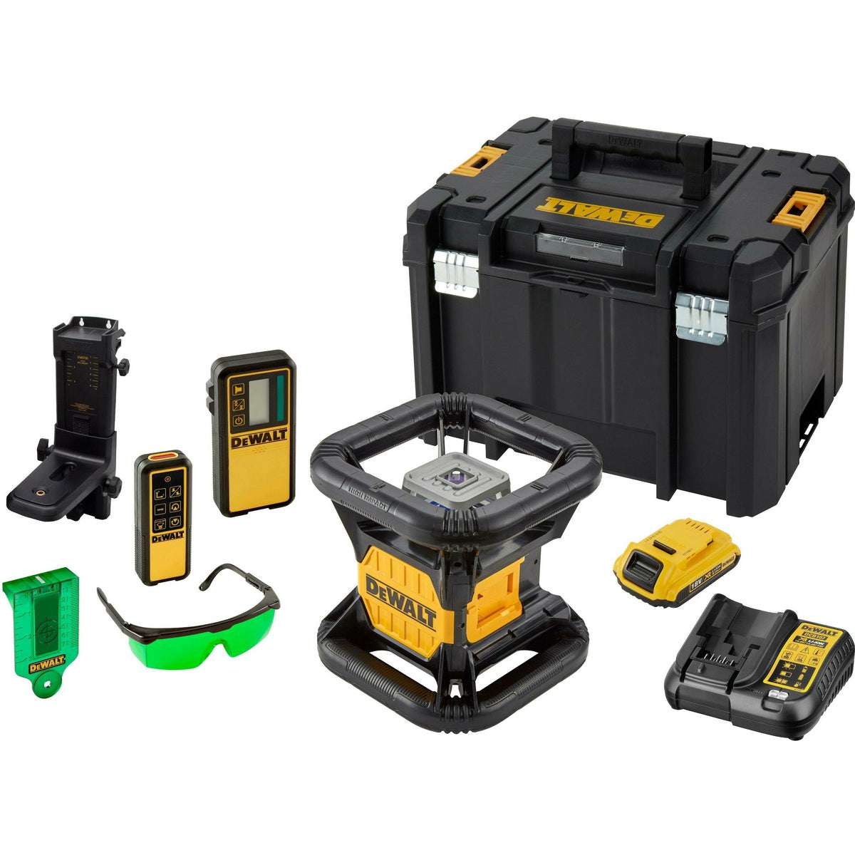 DeWalt DCE079D1G-QW Αλφάδι Laser Πράσινης Δέσμης 18V Li-Ion Με Μπαταρία 2.0Ah - Βαλίτσα