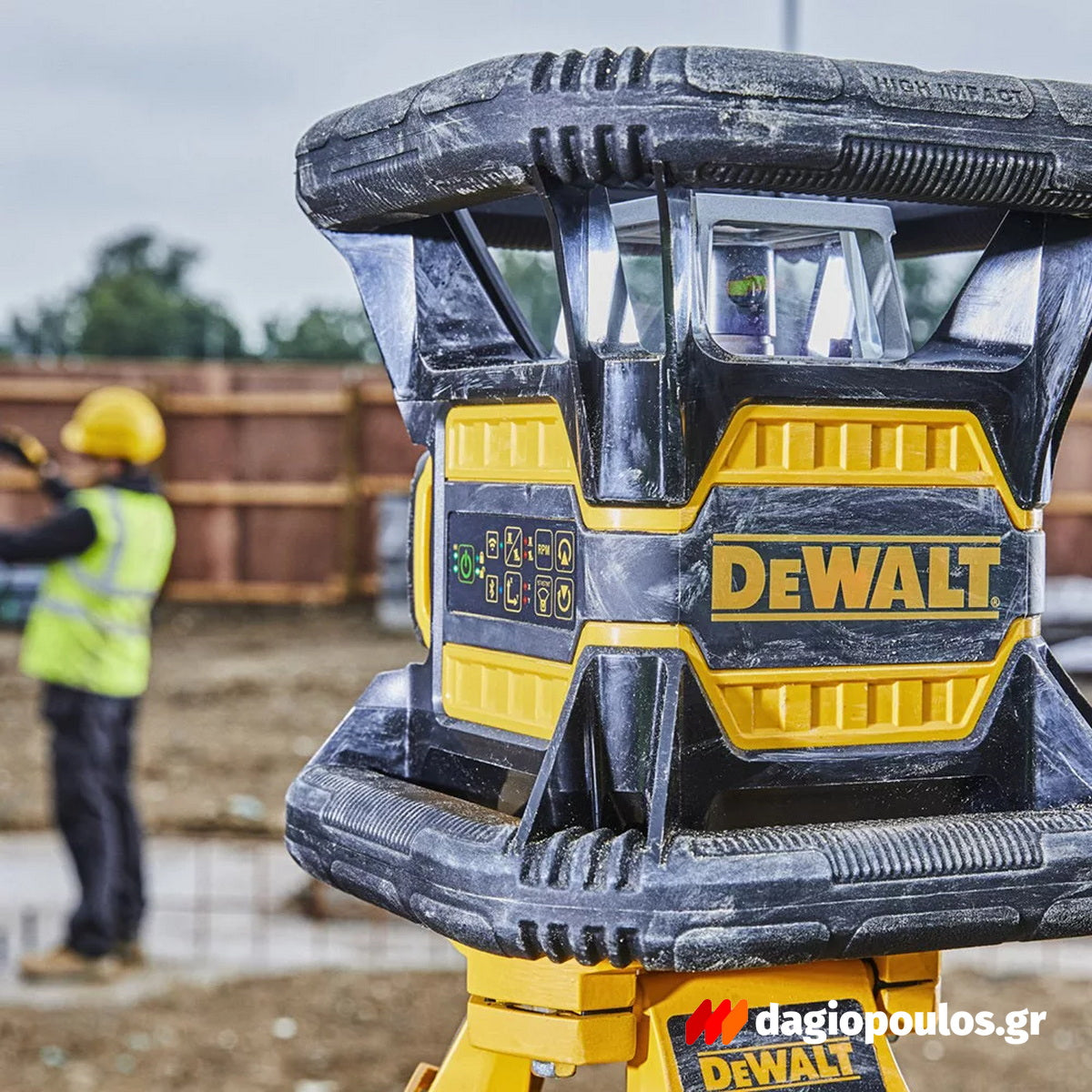 Dewalt DCE079D1R-QW Περιστροφικό Αλφάδι Laser Κόκκινης Δέσμης 18V Li-Ion Με Μπαταρία 2.0Ah