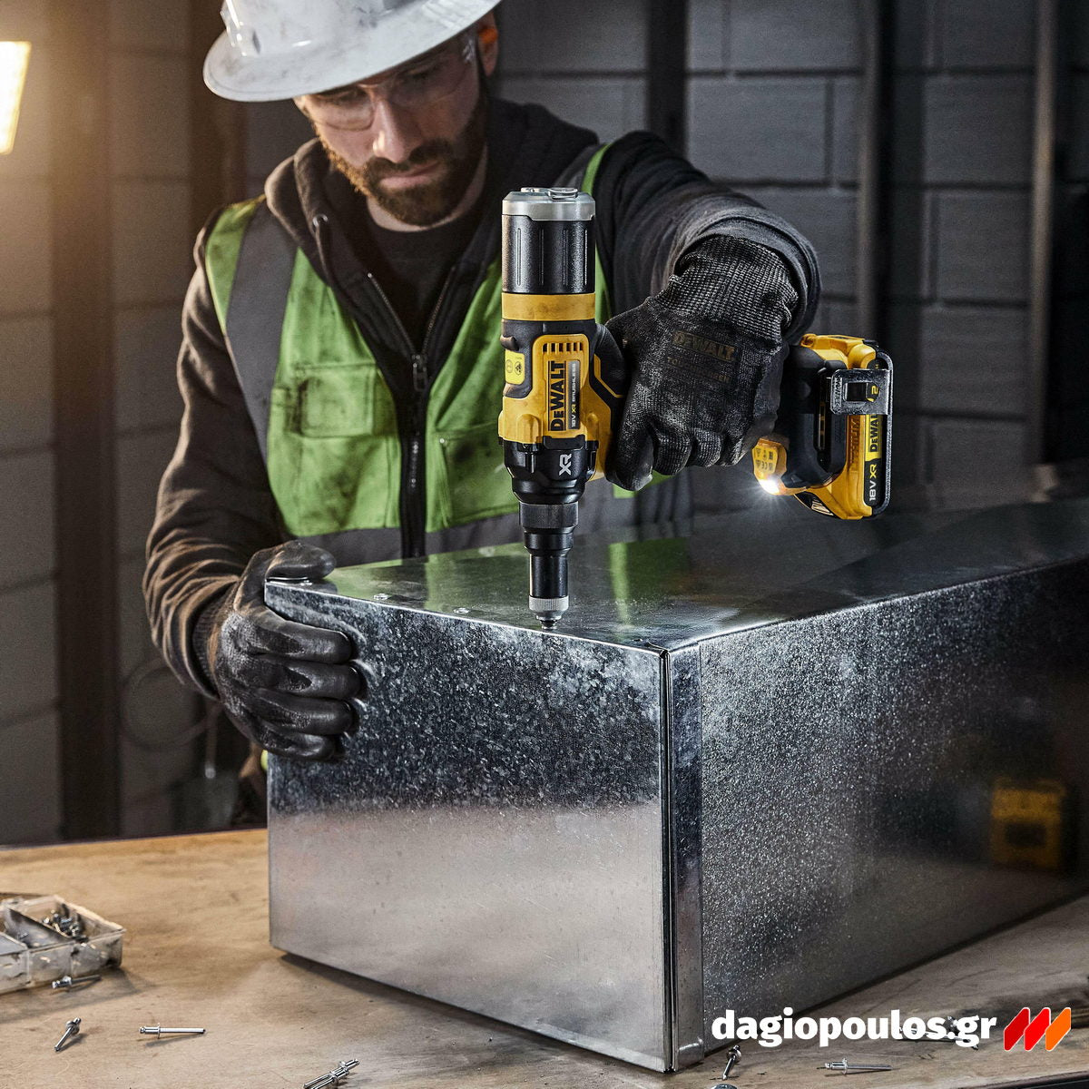 DeWalt DCF403NT-XJ Brushless Πριτσιναδόρος Μπαταρίας 18V Li-Ion XR 4.8mm SOLO Με Βαλίτσα T-Stak