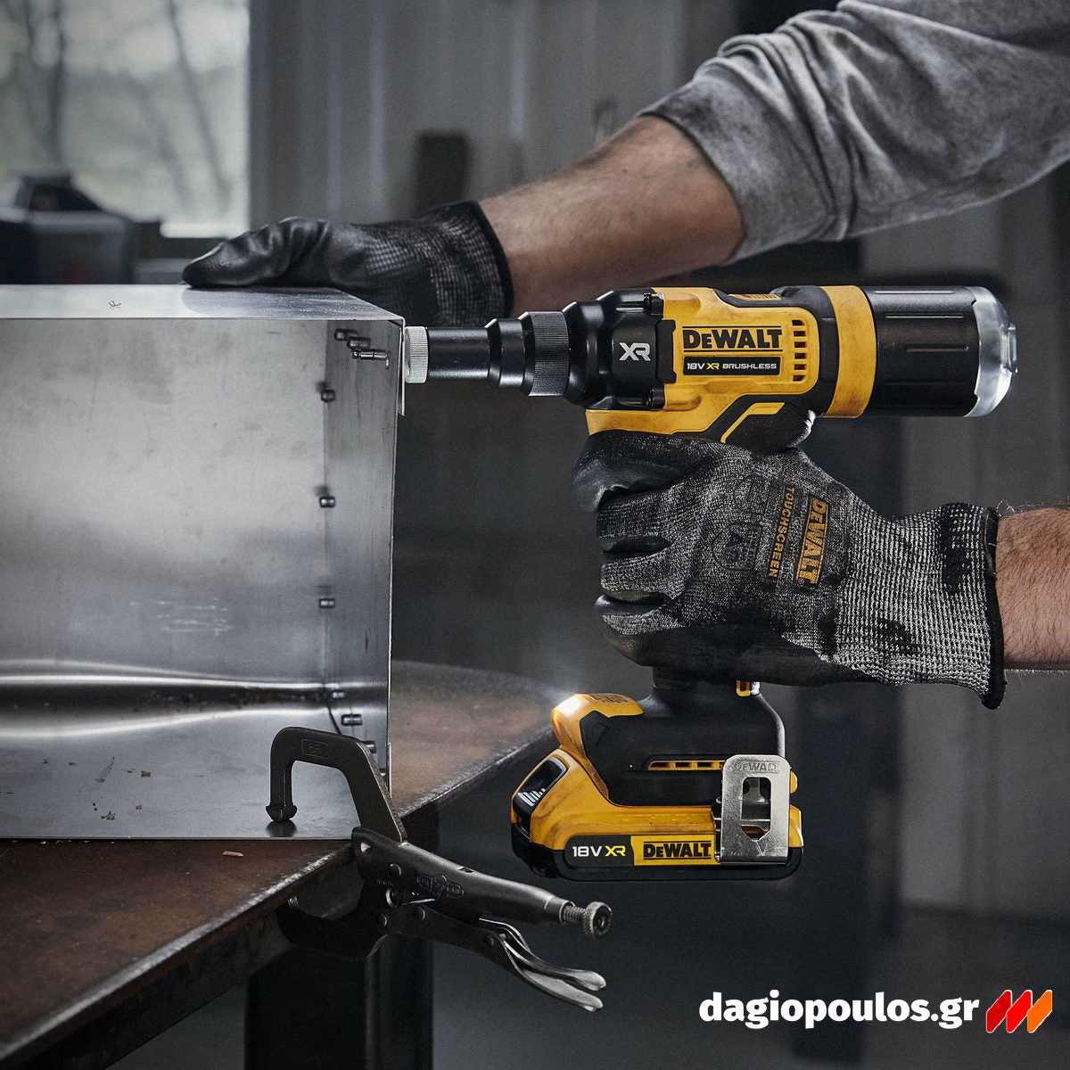 DeWalt DCF403NT-XJ Brushless Πριτσιναδόρος Μπαταρίας 18V Li-Ion XR 4.8mm SOLO Με Βαλίτσα T-Stak