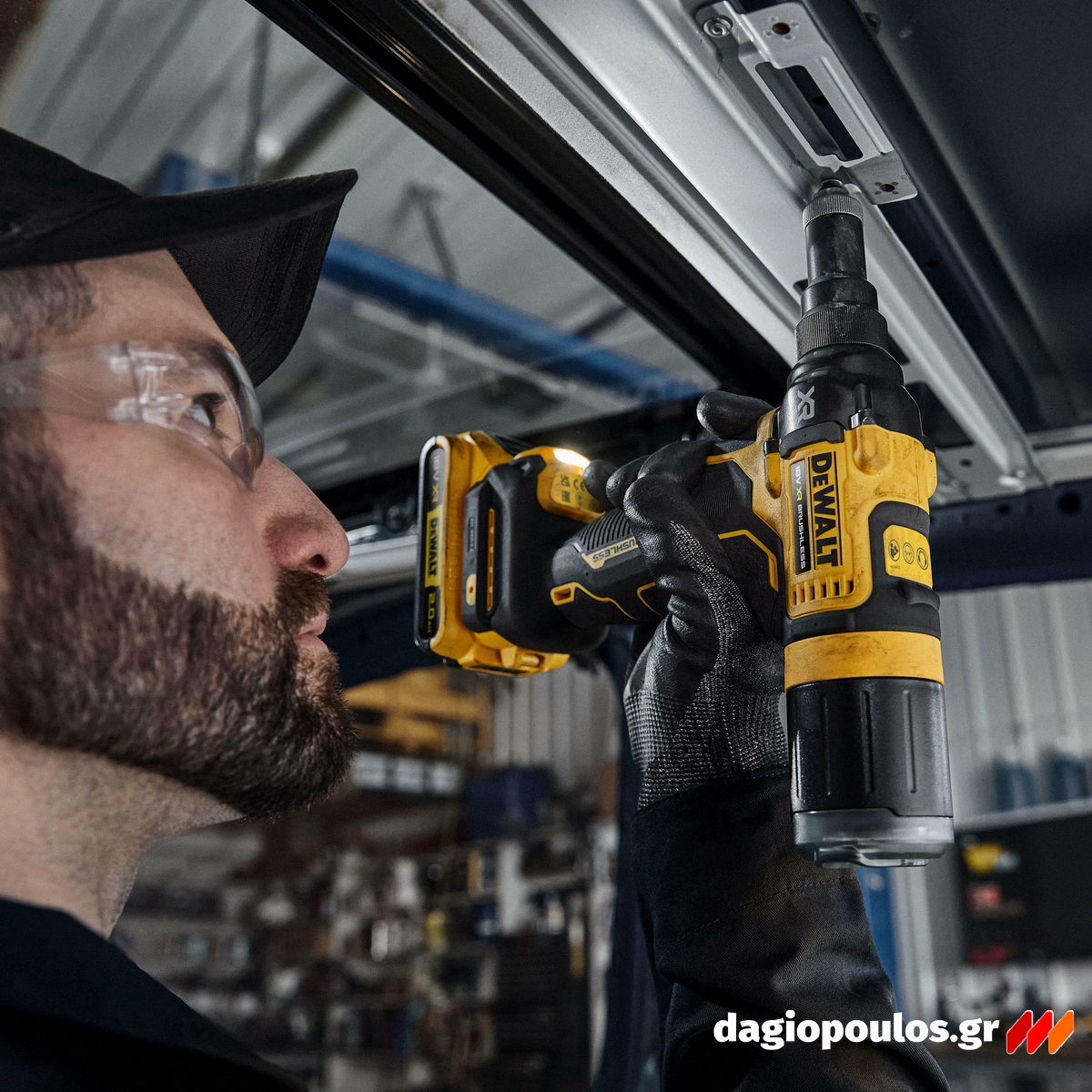 DeWalt DCF403NT-XJ Brushless Πριτσιναδόρος Μπαταρίας 18V Li-Ion XR 4.8mm SOLO Με Βαλίτσα T-Stak