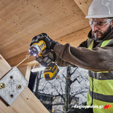 DeWalt DCF860NT-XJ Brushless Παλμικό Κατσαβίδι Μπαταρίας 18V Li-Ion 1/4" SOLO Με Βαλίτσα T-STAK