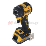 DeWalt DCF870E2T-QW Brushless Κατσαβίδι Παλμικό Μπαταρίας 18V Li-Ion Με 2 Μπατ.1.7Ah Powerstack - Βαλίτσα T-Stak