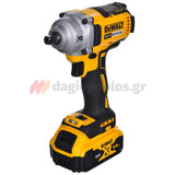 DeWalt DCF894P2-QW Brushless Μπουλονόκλειδο Μπαταρίας 1/2" 18V Li-Ion Με 2 Μπατ.5.0Ah -Φορτιστή - Τσάντα Μεταφοράς