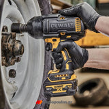 DeWalt DCF900P2G-QW Brushless Μπουλονόκλειδο Μπαταρίας 18V Li-Ion 1/2" 612Nm Με 2 Μπαταρίες 5.0Ah Powerstack & Βάση & Ελαστικό Κέλυφος Προστασίας