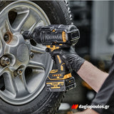 DeWalt DCF900P2G-QW Brushless Μπουλονόκλειδο Μπαταρίας 18V Li-Ion XR 1/2" 1898Nm Με 2 Μπαταρίες 5.0Ah Powerstack & Βάση & Ελαστικό Κέλυφος Προστασίας