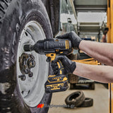 DeWalt DCF900P2G-QW Brushless Μπουλονόκλειδο Μπαταρίας 18V Li-Ion 1/2" 612Nm Με 2 Μπαταρίες 5.0Ah Powerstack & Βάση & Ελαστικό Κέλυφος Προστασίας