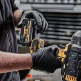 DeWalt DCF900P2G-QW Brushless Μπουλονόκλειδο Μπαταρίας 18V Li-Ion 1/2" 612Nm Με 2 Μπαταρίες 5.0Ah Powerstack & Βάση & Ελαστικό Κέλυφος Προστασίας