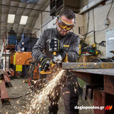 DeWalt DCG404S2T-QW Brushless Γωνιακός Τρόχος Μπαταρίας 125mm 18V Li-Ion Με 2 Μπαταρ.3.5Ah - Βαλίτσα T-STAK