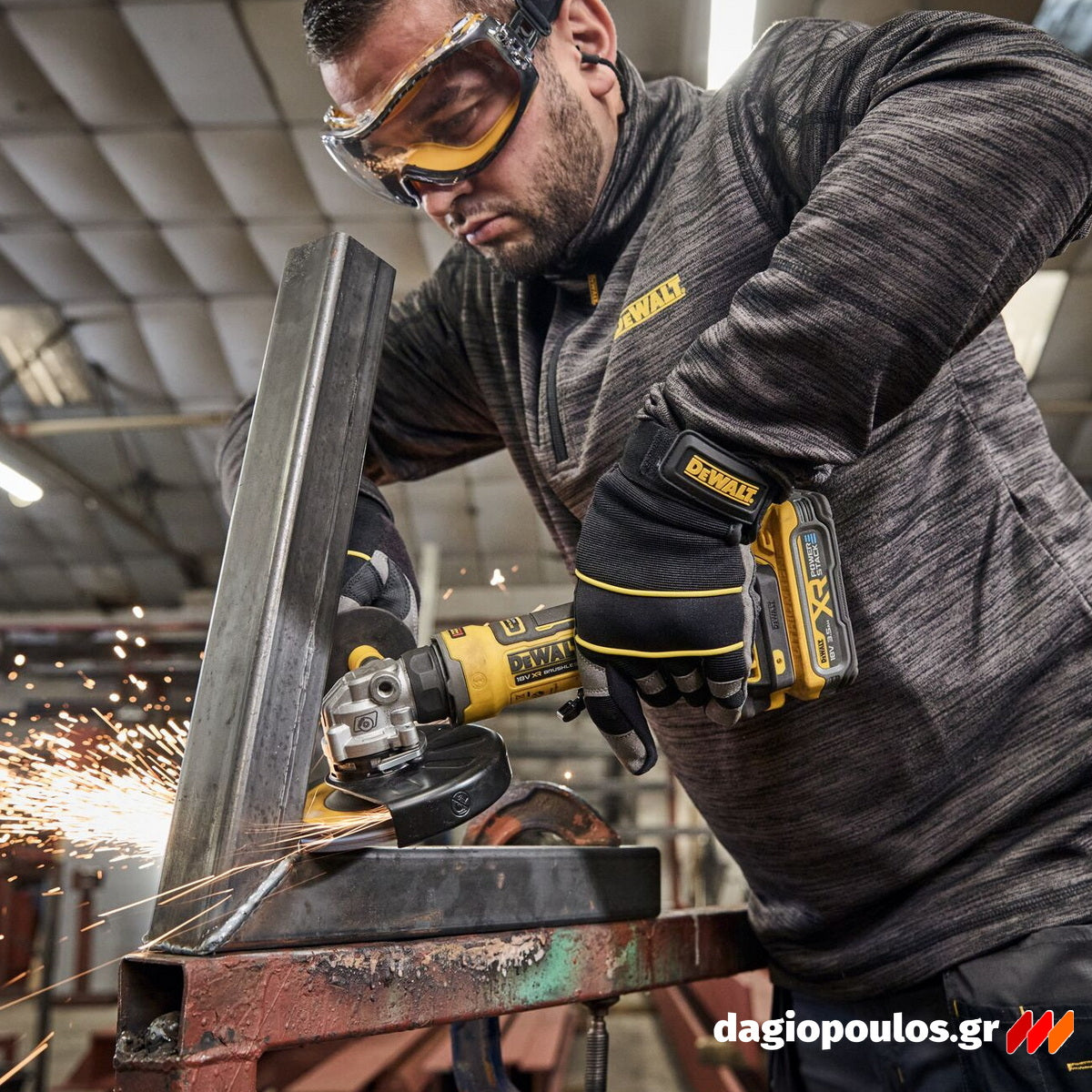 DeWalt DCG404NT-XJ Brushless Γωνιακός Τρόχος Μπαταρίας 125mm 18V Li-Ion SOLO Με Βαλίτσα T-STAK