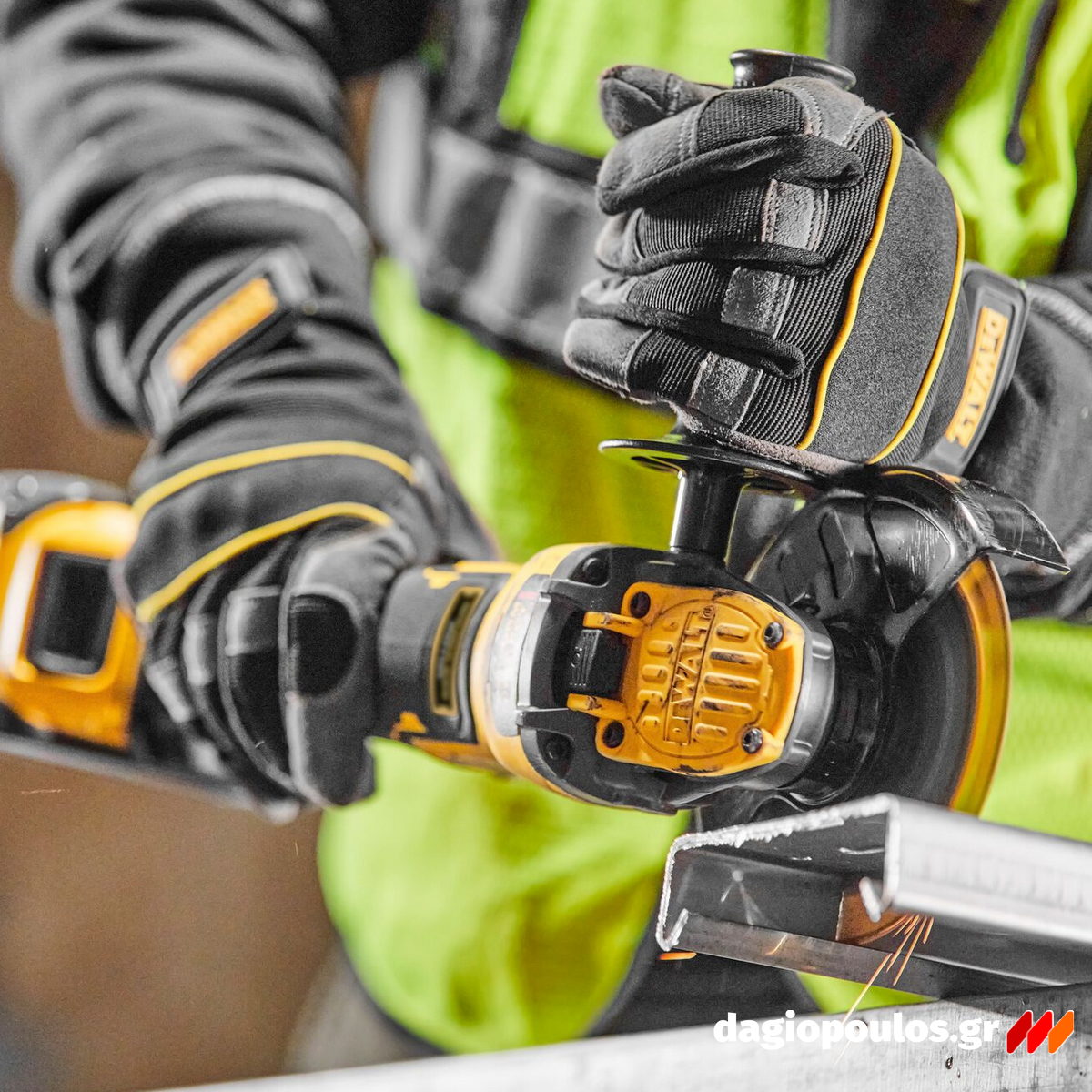 DeWalt DCG409T1-QW Brushless Γωνιακός Τροχός Μπαταρίας 18V Li-Ion 125mm Με Μπατ.6.0Ah - Φορτιστή - Βαλίτσα