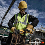 Dewalt DCG418X2-QW Brushless Γωνιακός Τροχός Μπαταρίας 54V Li-Ion 125mm Με 2 Μπατ.9.0Ah - Βαλίτσα T-Stack