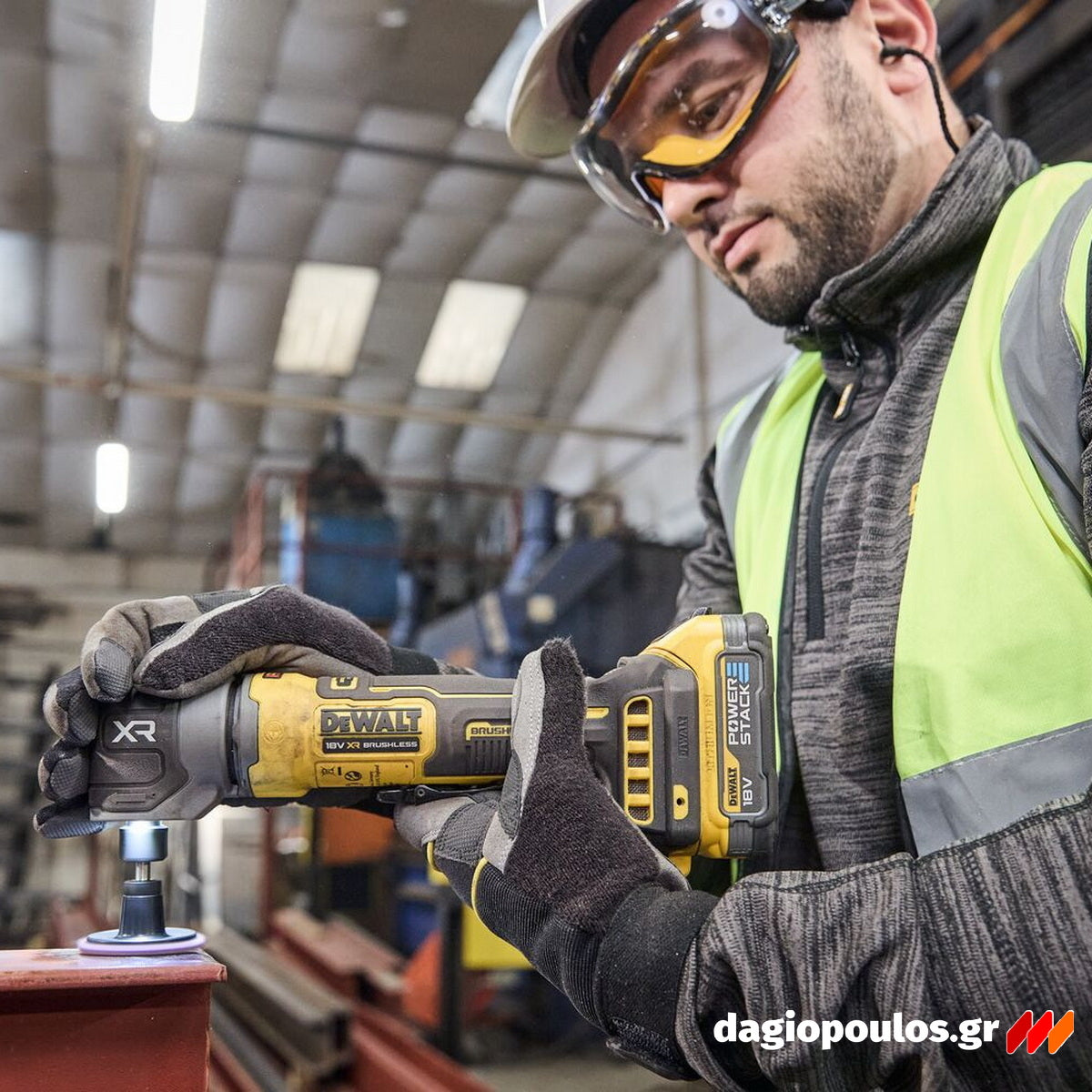 DeWalt DCG421N-XJ Brushless Ευθύς Λειαντήρας Μπαταρίας 18V Li-Ion XR SOLO