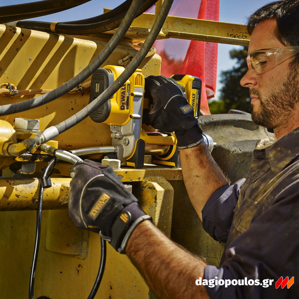 DeWalt DCGG571M1-GB Επαγγελματικός Γρασαδόρος Μπαταρίας 18V Li-Ion Με Μπαταρία 4.0 Ah - Βαλίτσα