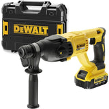 DeWalt DCH133M1-QW SDS Plus Brushless Πνευματικό Πιστολέτο Μπαταρίας 18V Li-Ion 2.6J 2.3kgr Με Μπαταρία 4.0Ah & Βαλίτσα T-Stak