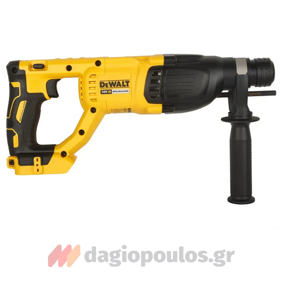DeWalt DCH133NT SDS Plus Brushless Πνευματικό Πιστολέτο Μπαταρίας 18V Li-Ion 2.6J 2.3kgr SOLO Με Βαλίτσα T-Stak